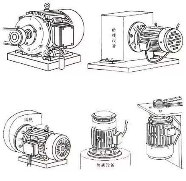 西安泰富西瑪電機(jī)常用的安裝方式及其參數(shù)說明。